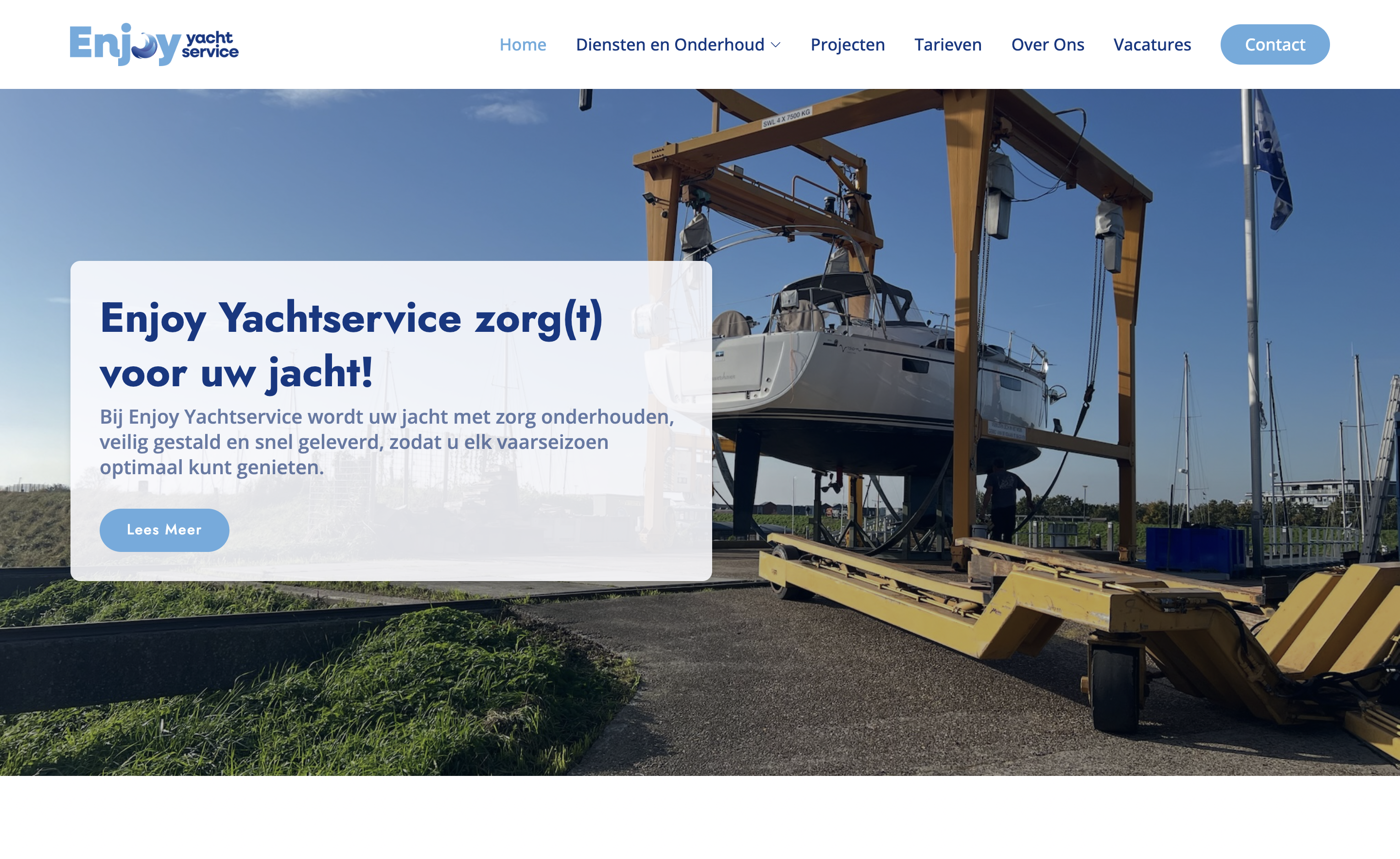 Live preview Enjoy Yacht Service
